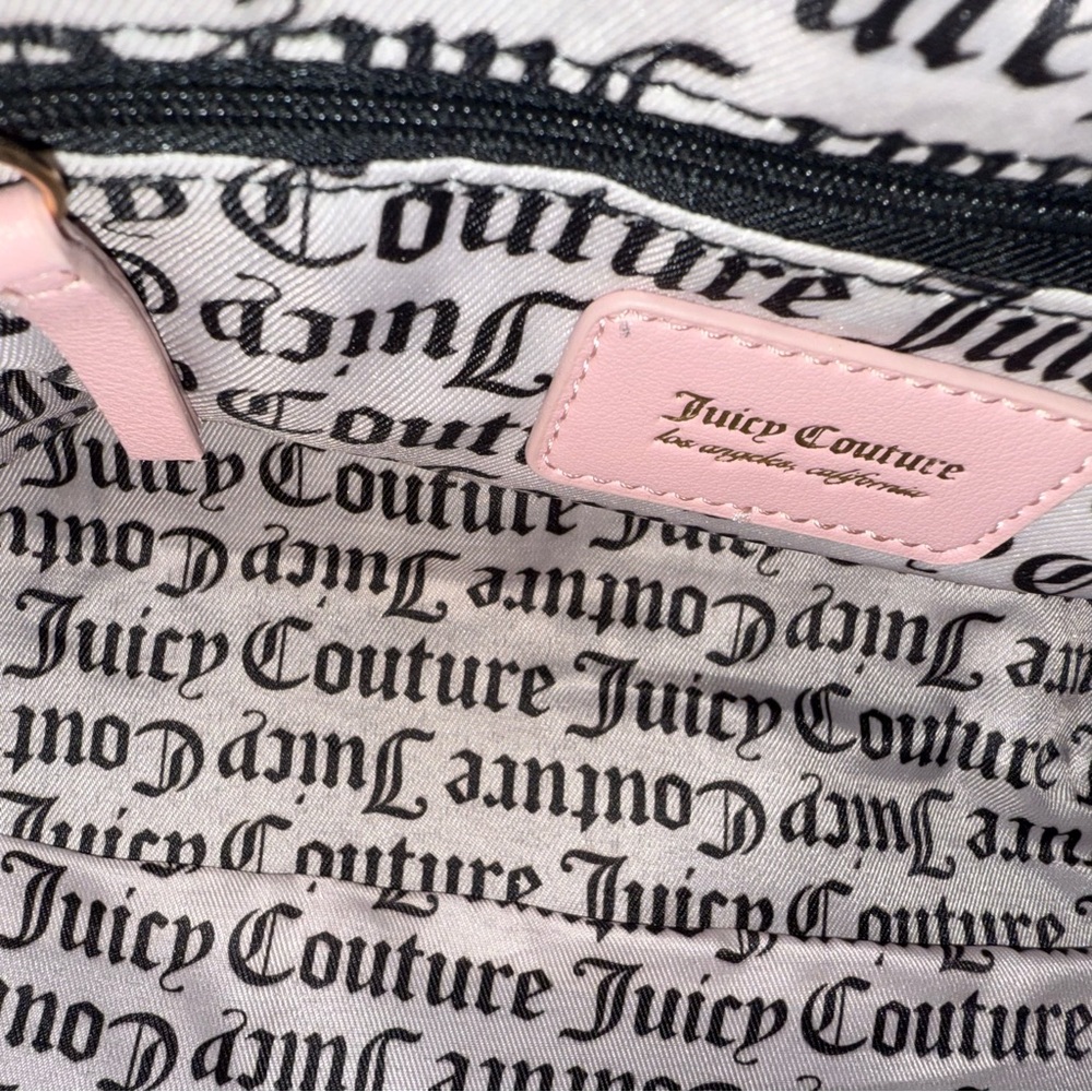 Juicy Couture Pink Embossed Satchel - Picture 4 of 12